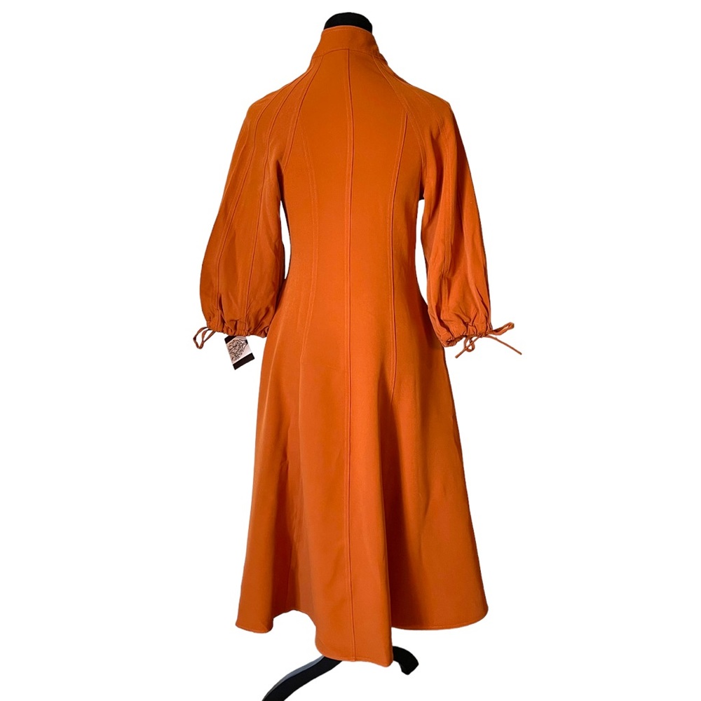 Rust Tie Accent Dress The Raetruda - Picture 8 of 12